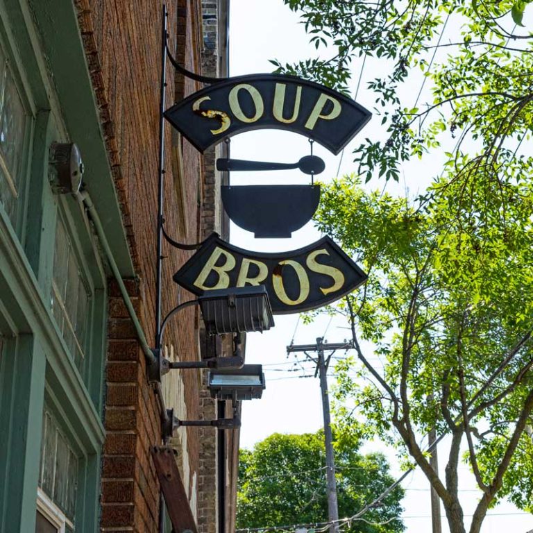 Soup Bros Sign