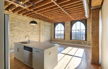 Large Window Kitchen Area