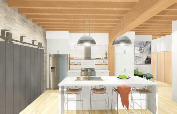Kitchen with Island